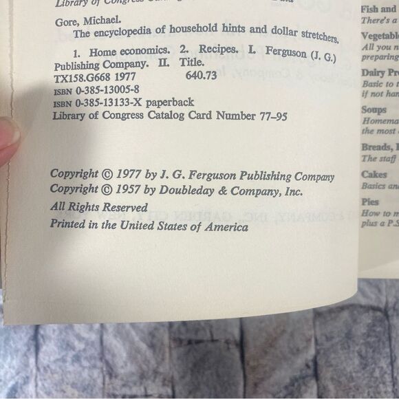 The Encyclopedia of Household Hints and Dollar Stretchers By Michael Gore - Picture 4 of 6